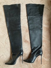 LE SILLA EVA NAPPA LEATHER THIGH CROTCH HIGH BOOTS - SIZE 41 / UK8 - £1100 NEW