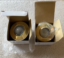 (2) Specialty Lighting 2" Swivel Recessed Light 120V 40W Polished Brass