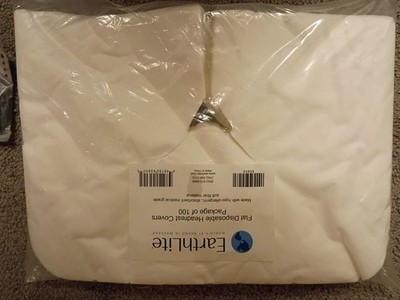 EarthLite Disposable Face Cradle Covers   Medical-Grade, Ultra 100, White 