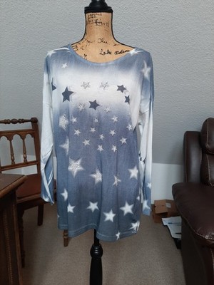 NEUES LANGARM SHIRT VON SURE GR.L, TOP, HINGUCKER,  TOLLE STERNE