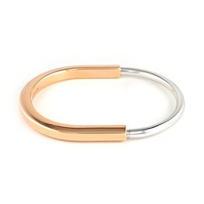 Tiffany Lock Large 73027411 18K pink gold 18K white gold Bangle