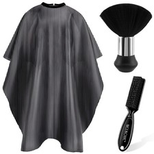 NICEMOVIC Hair Cutting Barber Cape for Men Women Kids with Neck Duster Brush ...