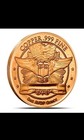 1 Oz. Solid .999 Fine Copper Round - Morgan Dollar Design -  — photo 4