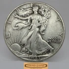 1943 Walking Liberty Half Dollar, 90% Silver - #C59139NQ