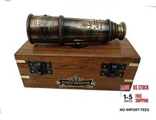 1920 DOLLOND London Brass Maritime Vintage Telescope, Nautical Spyglass