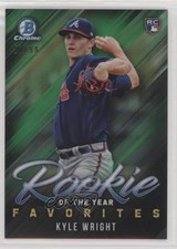 2019 Bowman ROY Favorites Chrome Green Refractor /99 Kyle Wright #ROYF-7 he0