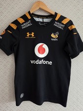 London Wasps 2019-2020 Himw Rugby Jersey Under Armour Youth Large Original Shirt