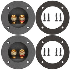 3 Inch Round Screw-Type Speaker Box Connector,2-Way Speaker Box Terminal Cup ...