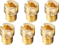 Main Jet Jetsetmoto [5X6.7] Keihin Round/Small M/J 6Size #105#110#115#120#125#13