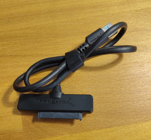 SABRENT SATA to USB-3 5Gbps Adapter for 2,5 inch SSD HDD | Festplattenadapter
