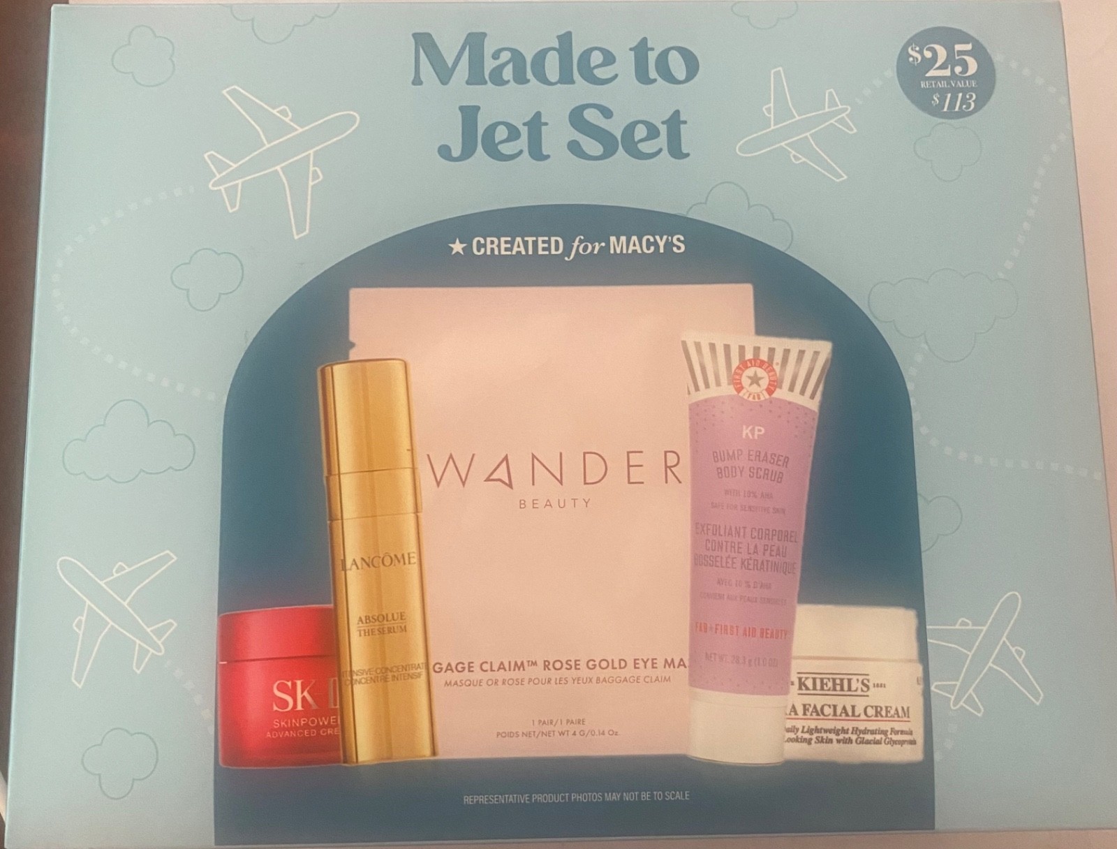 Macy's Made to Jet Set Luxury Skin Care Bundle Beauty Box!
