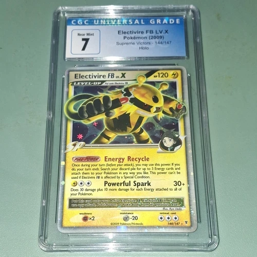 CGC 7 Electivire FB LV.X 144/147 Supreme Victors (2009) Holo English