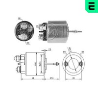 ERA Magnetschalter Starter ZM595 12V FüR Renault Fuego 18 Variable 1340 1350 GTL