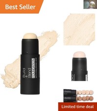 Natural Finish Foundation Stick - Porcelain Shade, 0.25 oz for Oily Skin Types