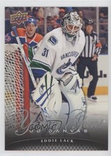 2011-12 Upper Deck Canvas Young Guns Eddie Lack #C213 1s8