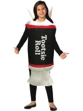 Child's Tootsie Roll Candy Costume Medium 7-10