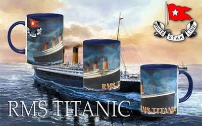 Titanic Tasse Luxusdampfer White Star Line Mythos Passierschiff Linienschiff #4