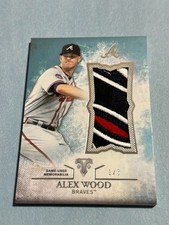 2015 Topps Triple Threads - Unity Jumbo Relics Alex Wood #UJR-AWO 1/3