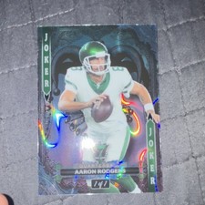 Wild Card 2024 One of One Joker Insert Aaron Rodgers Football Trading Card