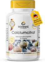 Calciumcitrat - 300Mg Calcium Pro Tablette - 90 Tabletten - Vegan | Warnke Vital