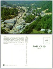 Gatlinburg TN Aerial View Postcard
