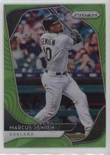 2020 Panini Prizm Tier II Lime Green Prizm 10/125 Marcus Semien #123 14ez