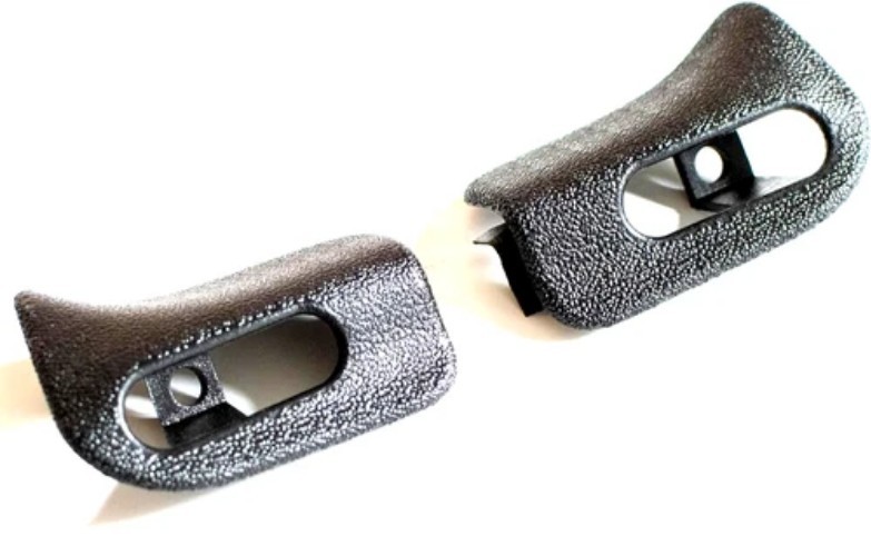 Sun Visor Trim Caps Set for Mercedes R129 SL500 SL600 1994-2001 Black Color Pair