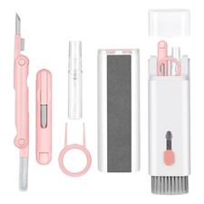7-in-1 Electronic Cleaner Kit Keyboard Laptop Monitor Lens Pink Cleaner