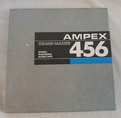 NOS Ampex 456 Grand Master 1/4'' x 2500  Audio  10.5'' Aluminum Reel SEALED Inside