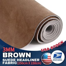 Suede Headliner Fabric Foam Back Roof Liner Upholstery Repair Replace Renovate
