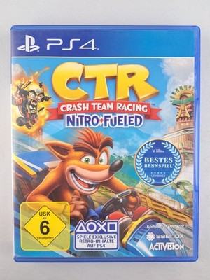 PS4 CTR Crash Team Racing Nitro Fueled Sony Playstation PS 4 GETESTET
