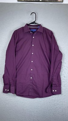 Vince Camuto Dress Shirt Mens 16 34/35 Purple Polka Dot Slim Fit Long Sleeve | eBay Vince Camuto Dress Shirt Mens 16 34/35 Purple Polka Dot Slim Fit Long Sleeve | eBay