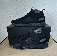 BOSS Sneakers, Mod. Titanium_Runn_knst_N, Gr. 41 / UK 7 / US 8, Black