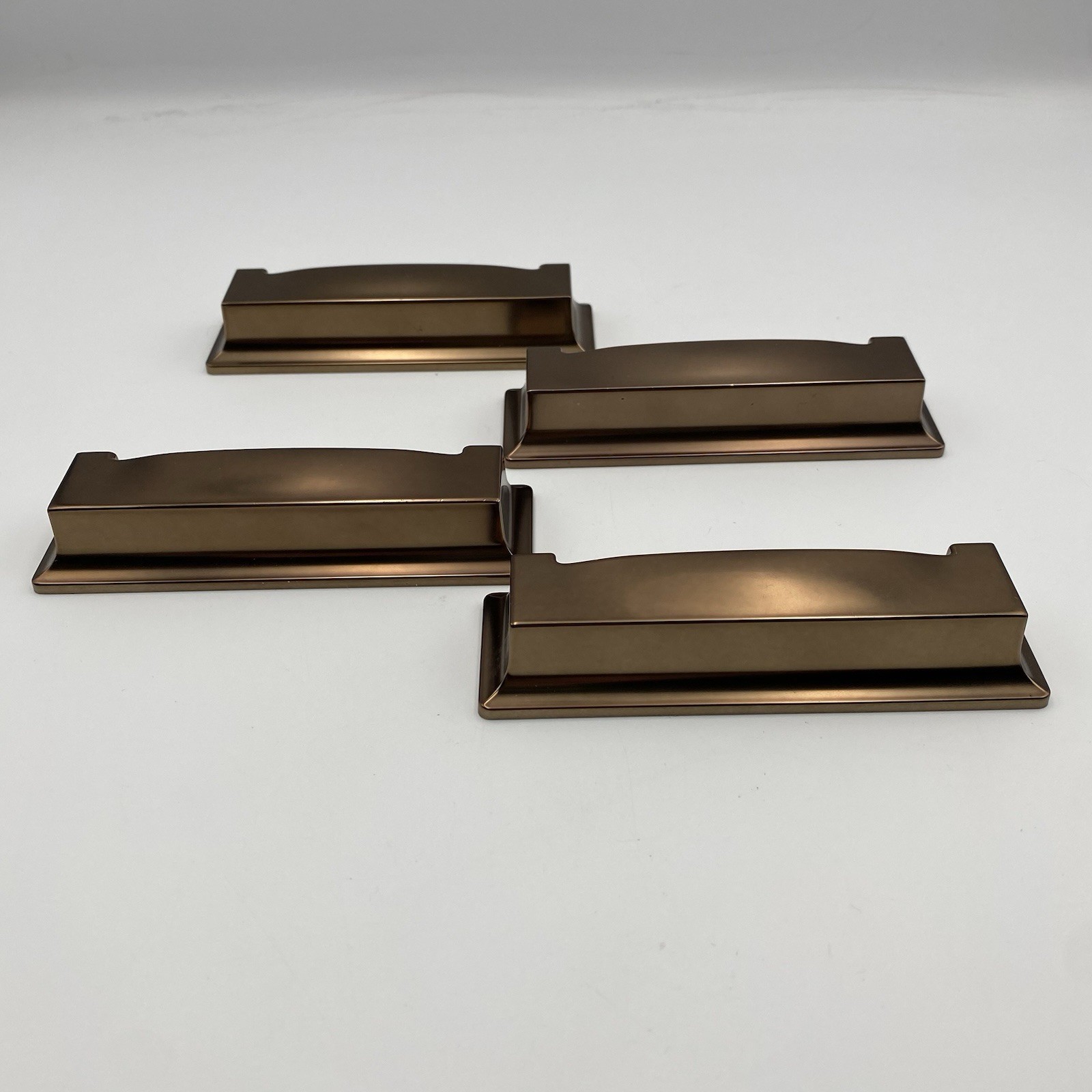 Amerock Appoint 3" or 3-3/4" Center Champagne Bronze Cabinet Cup Pull Lot of 4