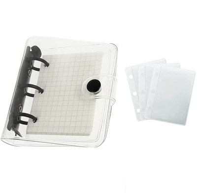 Zakata Mini 3 Ring Binder Hand Book Stationery Compact For Tcg With Refill