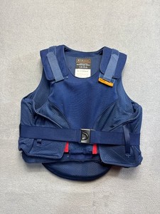 Airowear Reiver 010 Horse riding body protector safety vest blue Kids size L