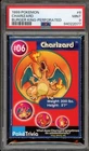 Pokemon Charizard Burger King Perforated #6 PSA 9 Mint