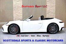 2024 Porsche CARRERA 4S CABRIOLET WHITE...1,545 Miles...Special 4S CAB!!