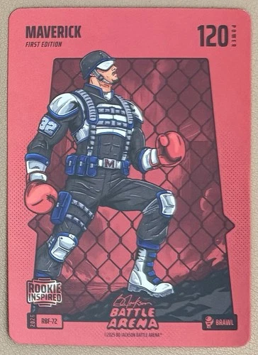 2025 Bo Jackson Battle Arena Maverick Cooper Flagg Brawl Red Battlefoil #RBF-72