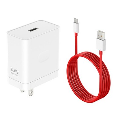 Compatible for Oneplus 13 12 12R 11 10 Pro Charger 80W 65W Super Wall white 