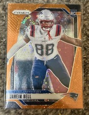 2024 Panini Prizm - Rookies Jaheim Bell #337 Disco Prizm (RC) Patriots