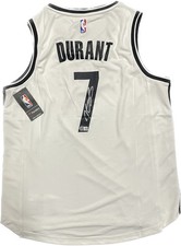 Kevin Durant Autographed Authentic Fanatics Licensed Brooklyn Nets Basketball