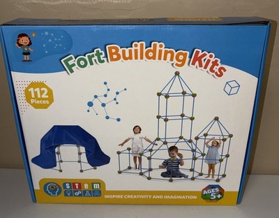 Stem Fort Building Kit for Kids 112 Pieces BRAND NEW