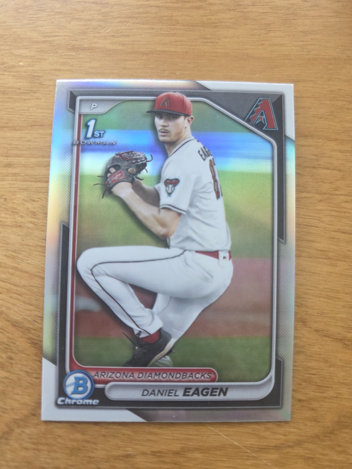 2024 Bowman Draft #BDC-53 Chrome Refractor 1st Daniel Eagen Arizona Diamondbacks