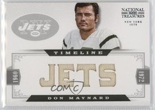2012 National Treasures Timeline Materials Team Nickname 32/45 Don Maynard q2w