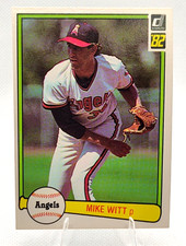 1982 Donruss  Mike Witt Rookie Card #416  California Angels