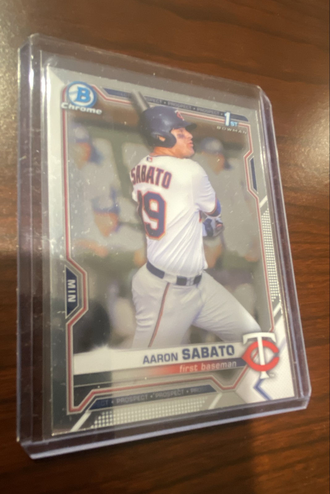 2021 Bowman - Chrome Prospects Aaron Sabato #BCP-125 (RC)