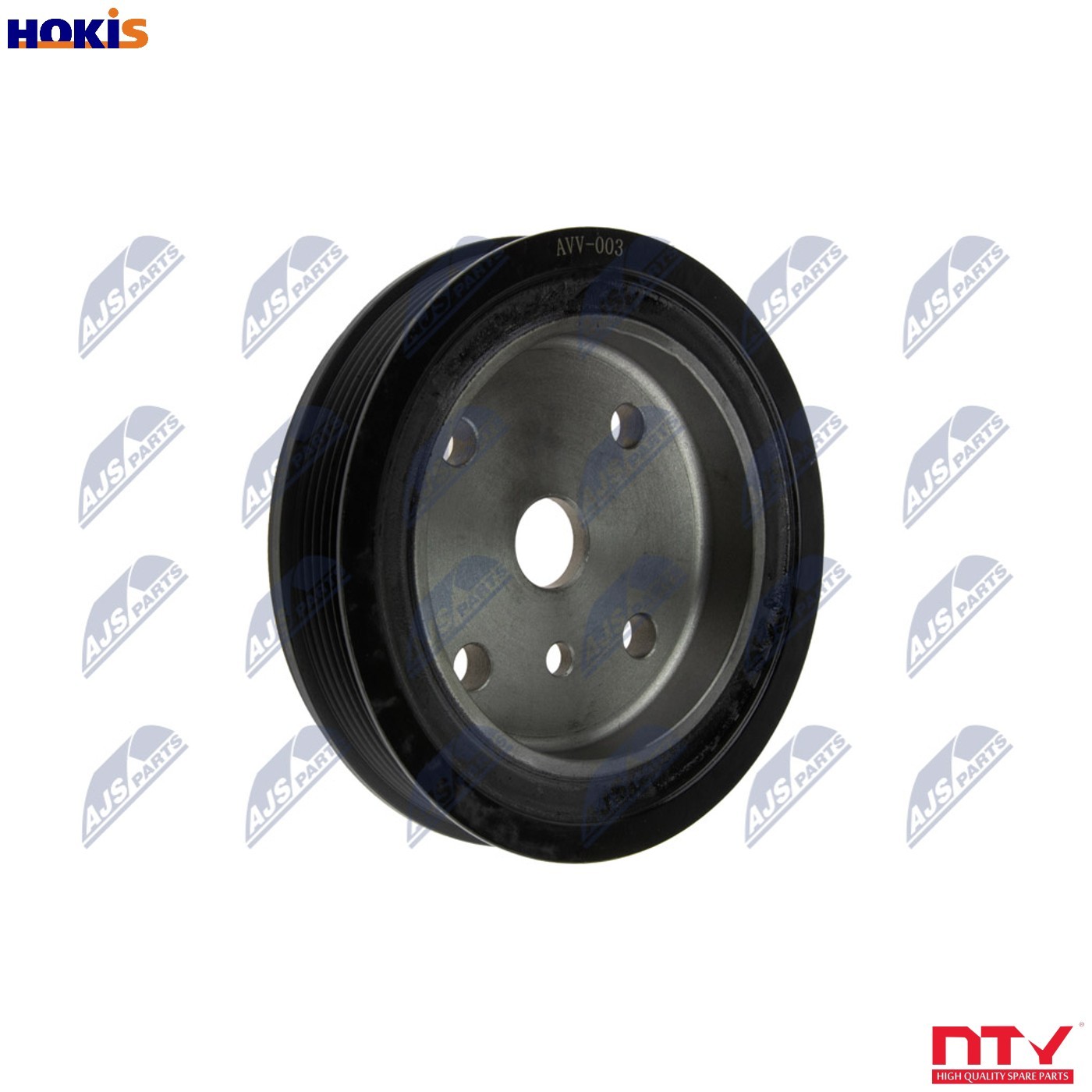 Pulley, Crankshaft suitable for VOLVO ENG. 2.4D XC90 D5 02-, S60/S80 D5 0 - Image 10
