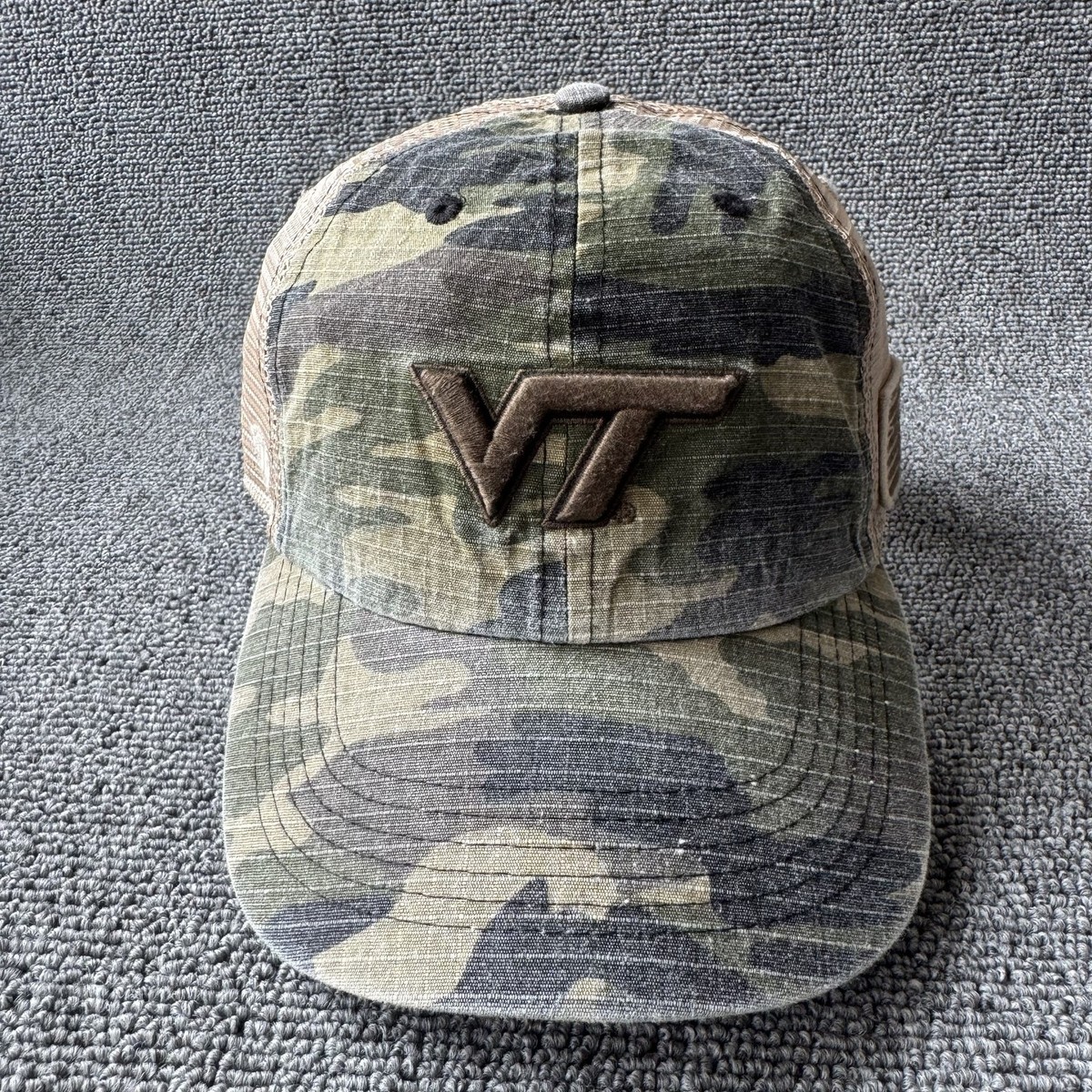 Top of the World Virginia Tech Hokies Camo Trucker Cap Hat
