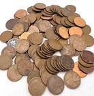 100 Unsearched Lincoln Wheat Penny 1C Circulated Lot. H116